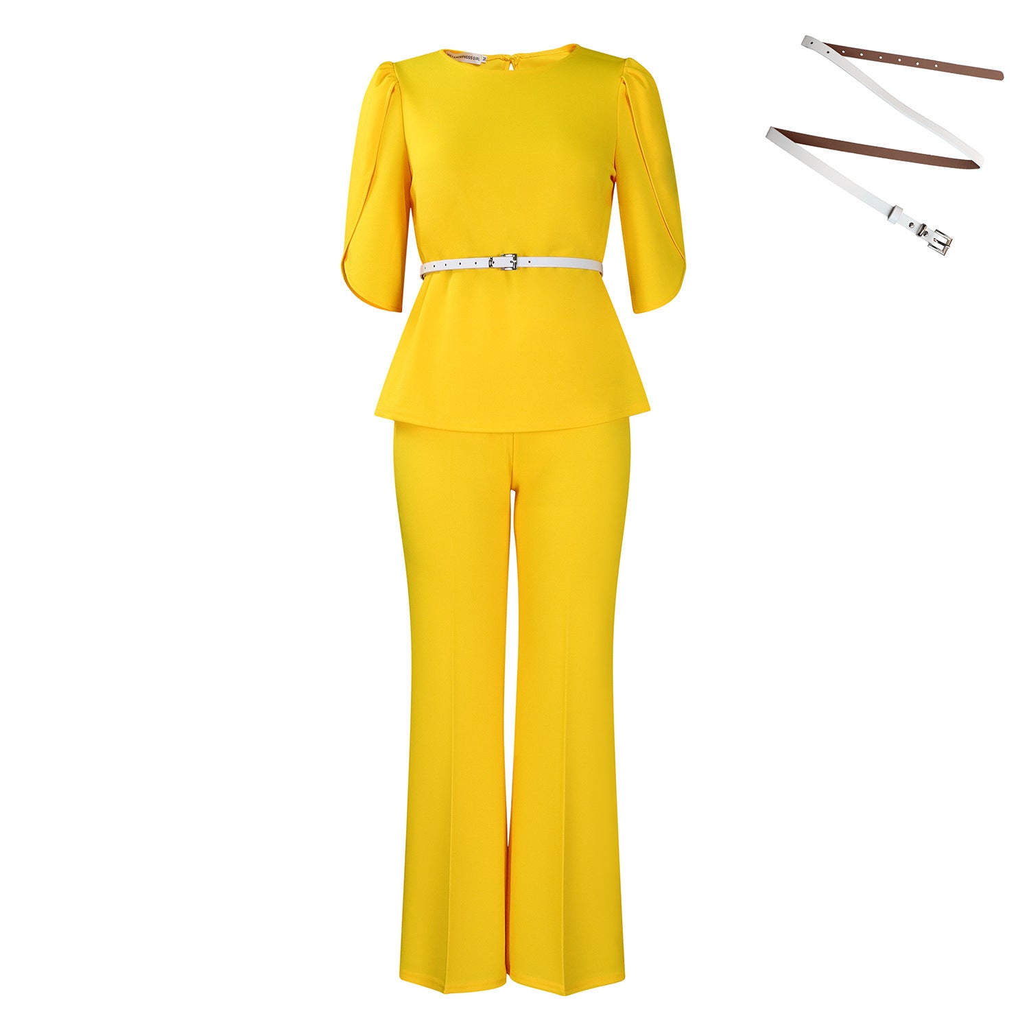 Top Wide Leg Pants Two-piece Set European And American Suit